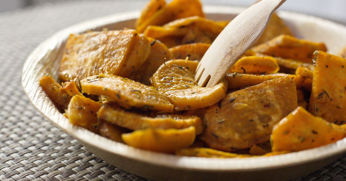 découvrez notre recette simple et délicieuse de patates douces rôties, parfaites pour un accompagnement savoureux et sain.